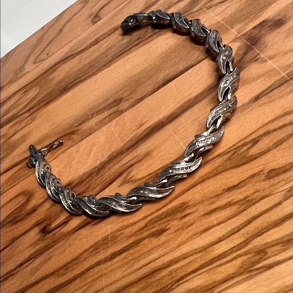 Silver Twisted Rope Bracelet